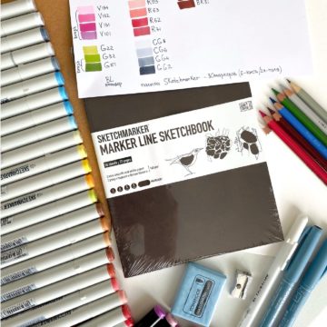 FINECOLOUR Markers art set, Sketching for beginners course